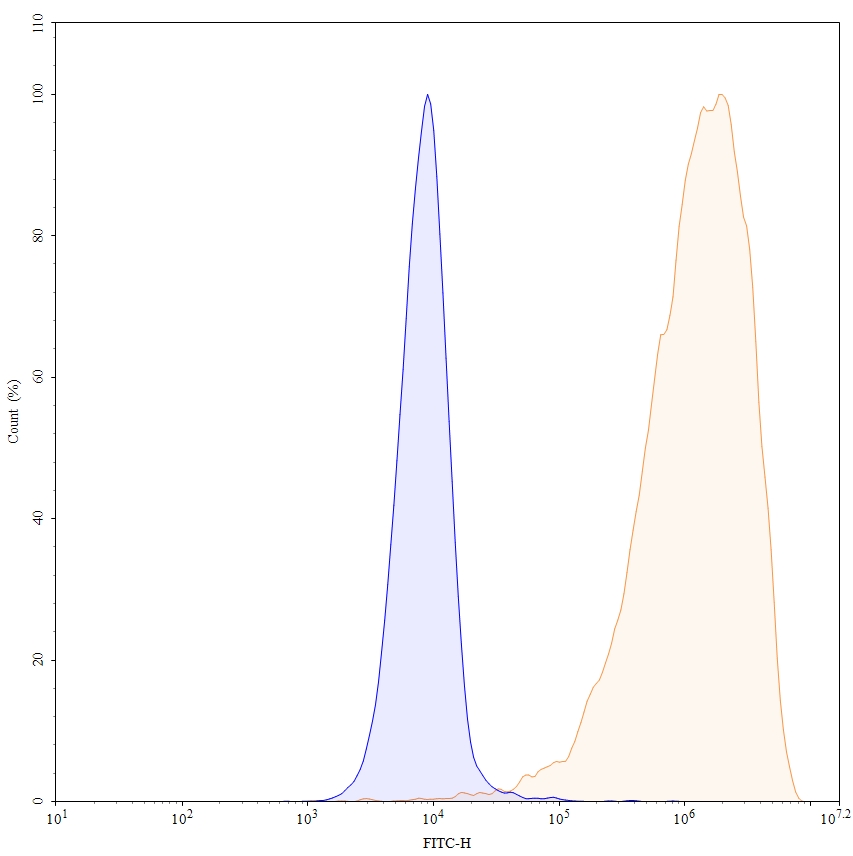 Flow Cytometry results for Anti-Human SSTR2/SRIF-1 Monoclonal Antibody, 18087