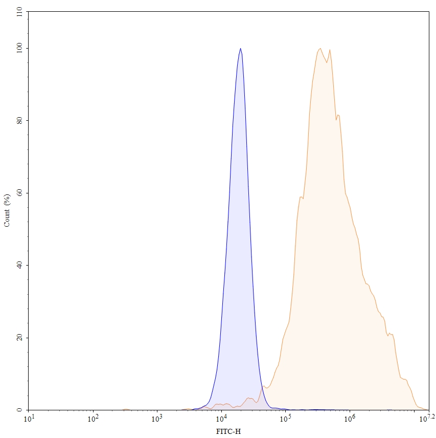 Flow Cytometry results for Zalutumumab Biosimilar - Anti-EGFR mAb - Research Grade