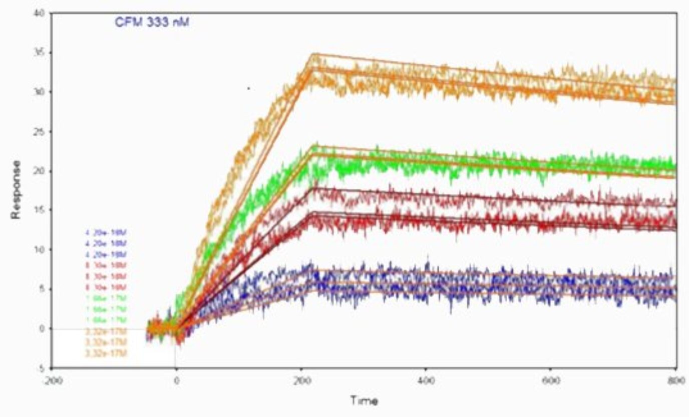 Thermodynamic and kinetic antibody cell affinity analysis